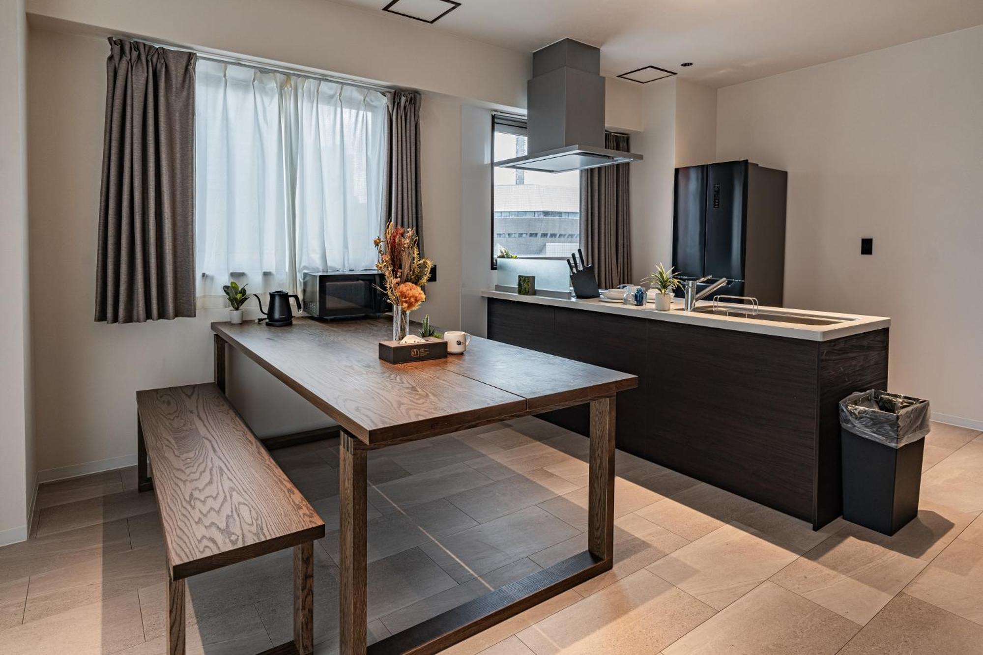Apartment Hotel 11 Shinsaibashi Amemura Οσάκα Δωμάτιο φωτογραφία